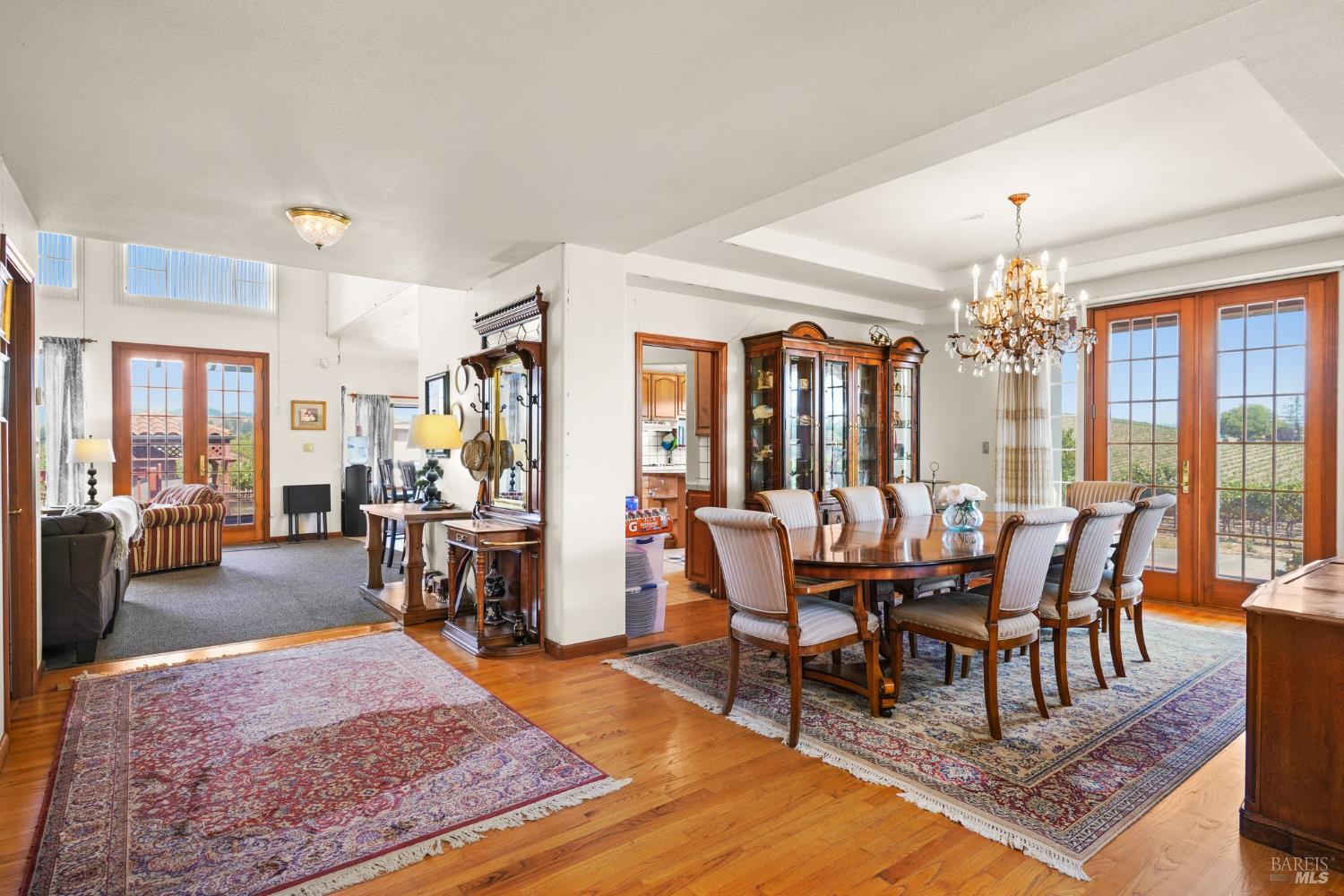 5267 Old Sonoma Road Napa, CA 94559 - Photo 11 of 24 a view of a dining room with furniture window and wooden floor