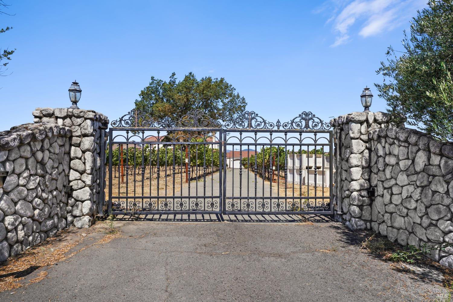 5267 Old Sonoma Road Napa, CA 94559 - Photo 20 of 24 a view of a wrought iron fences in front of house