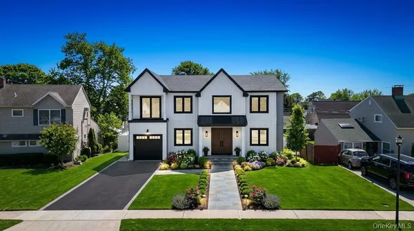 front view of house with a yard