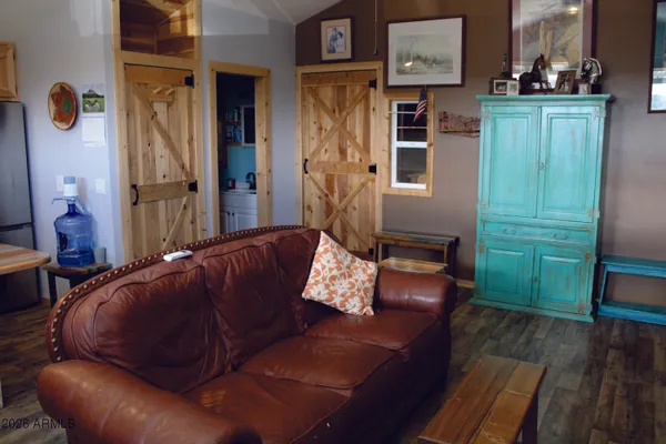 a aerial view of a house