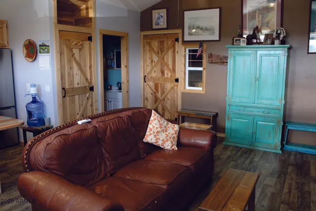 a aerial view of a house