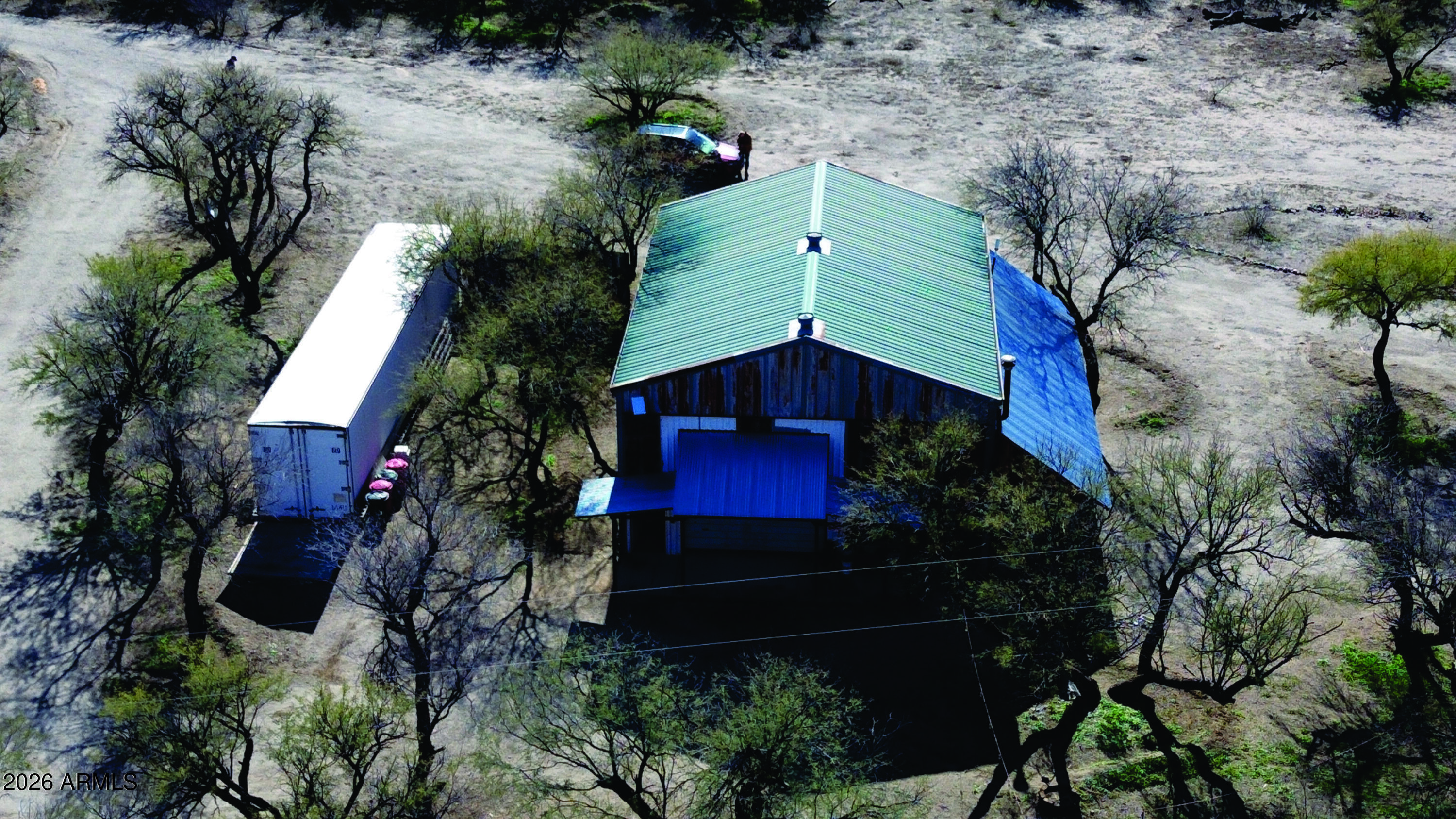 3236 North Cascabel Road Benson, AZ 85602 - Photo 25 of 63 a aerial view of a house