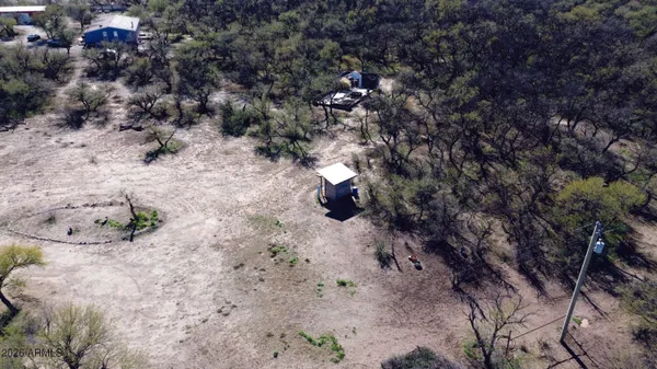 a view of a backyard of a house