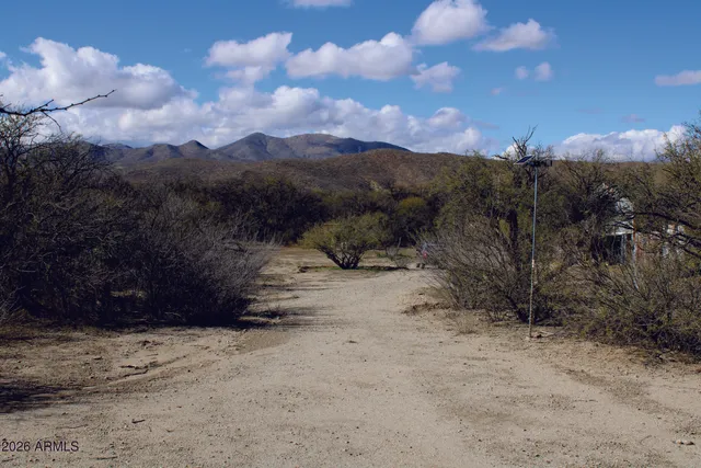 a view of outdoor space with green field and trees
