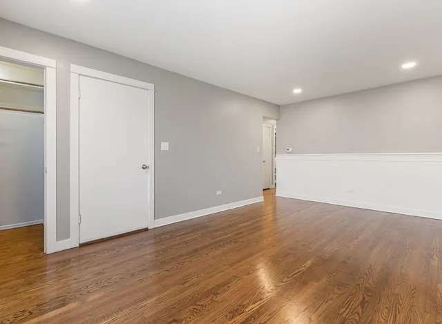 a view of an empty room