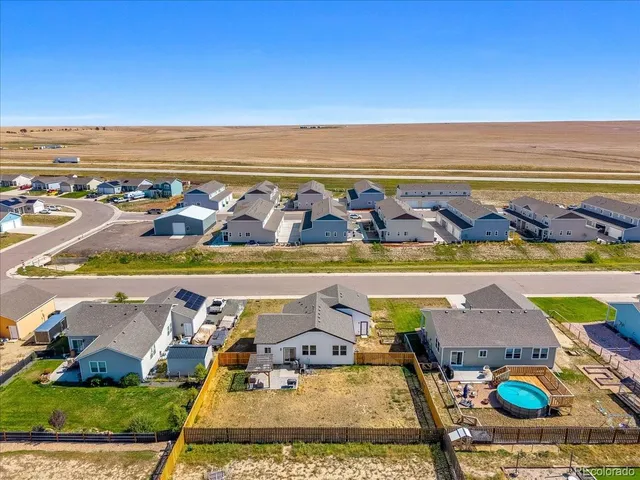 an aerial view of a tennis court