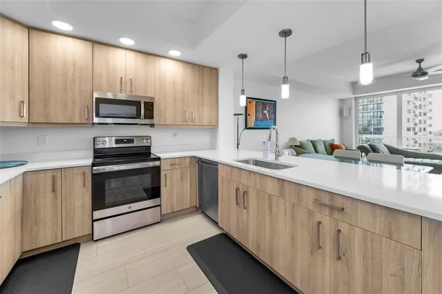 a room with gym equipment and mirrors