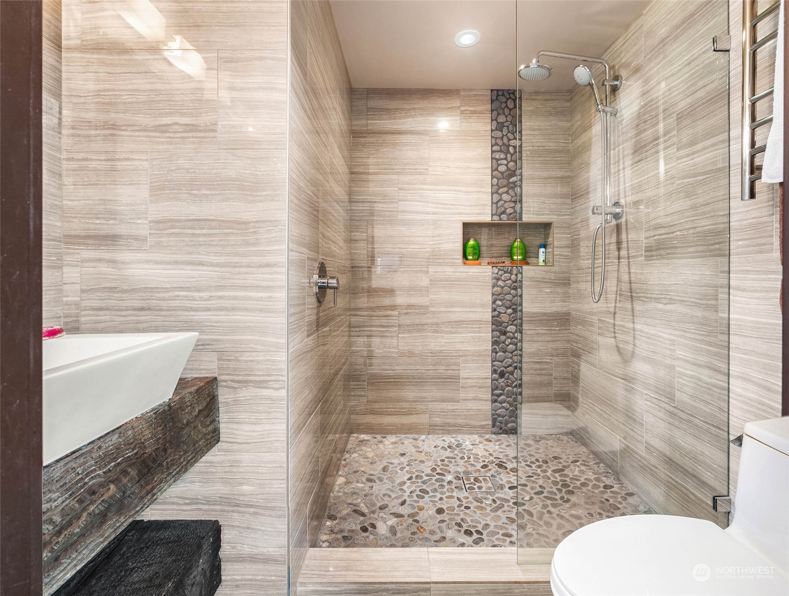 10618 Northeast 155th Place Bothell, WA 98011 - Photo 12 of 40 a bathroom with a shower