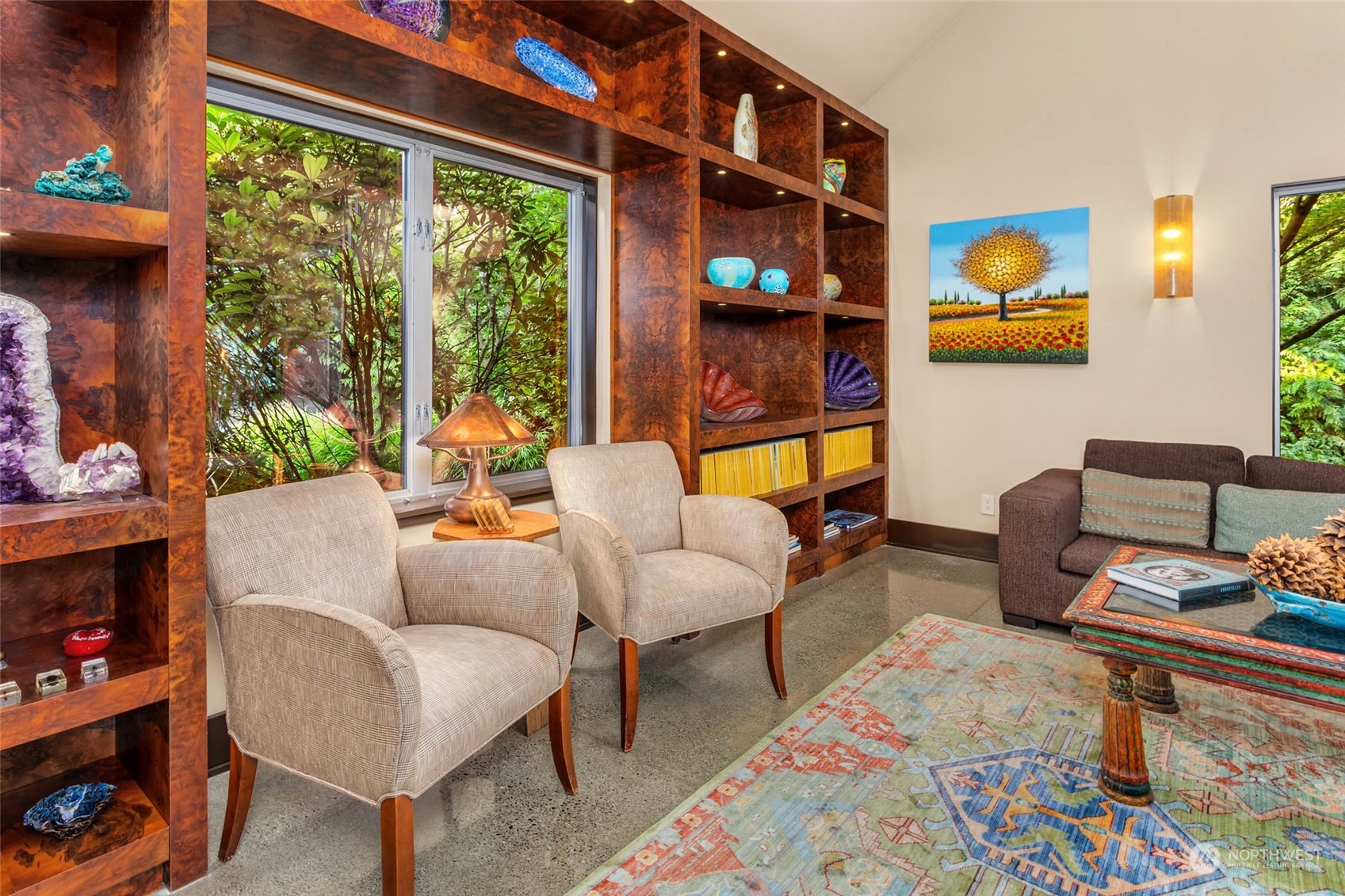 10618 Northeast 155th Place Bothell, WA 98011 - Photo 17 of 40 a living room with furniture and a large window