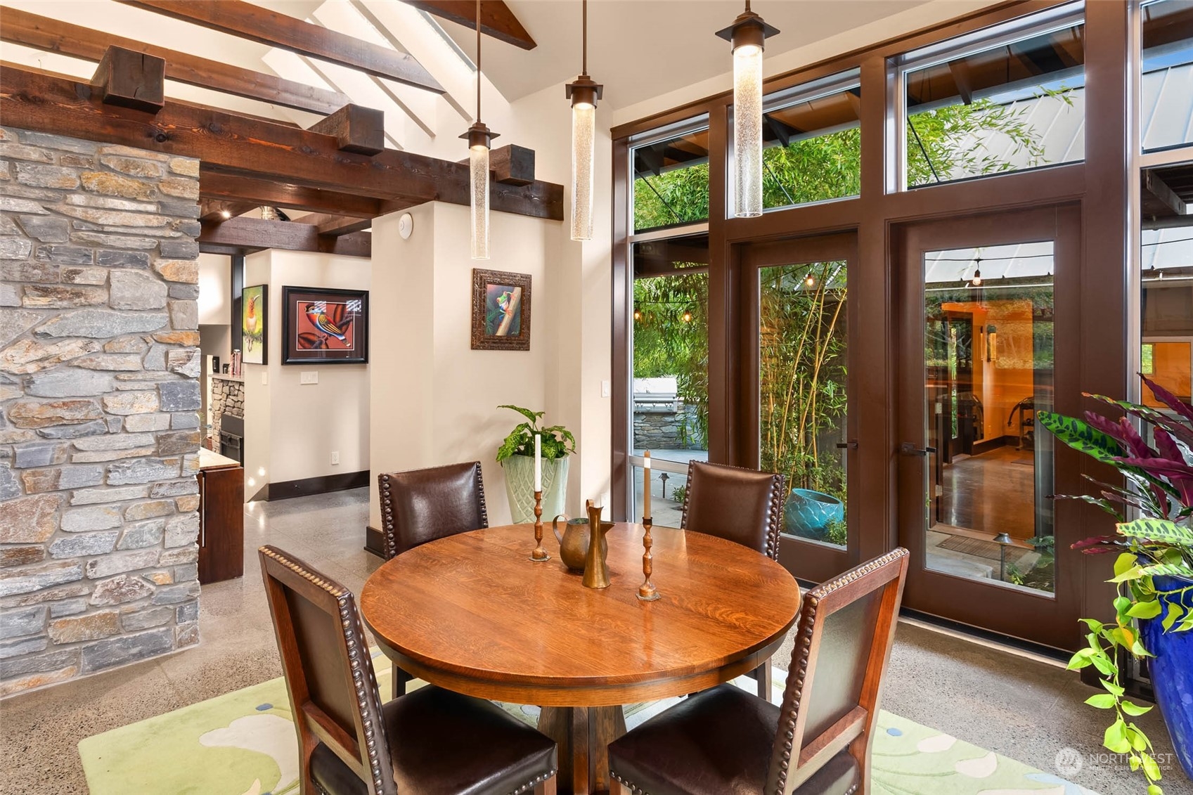 10618 Northeast 155th Place Bothell, WA 98011 - Photo 28 of 40 a view of a dining room with furniture window and outside view