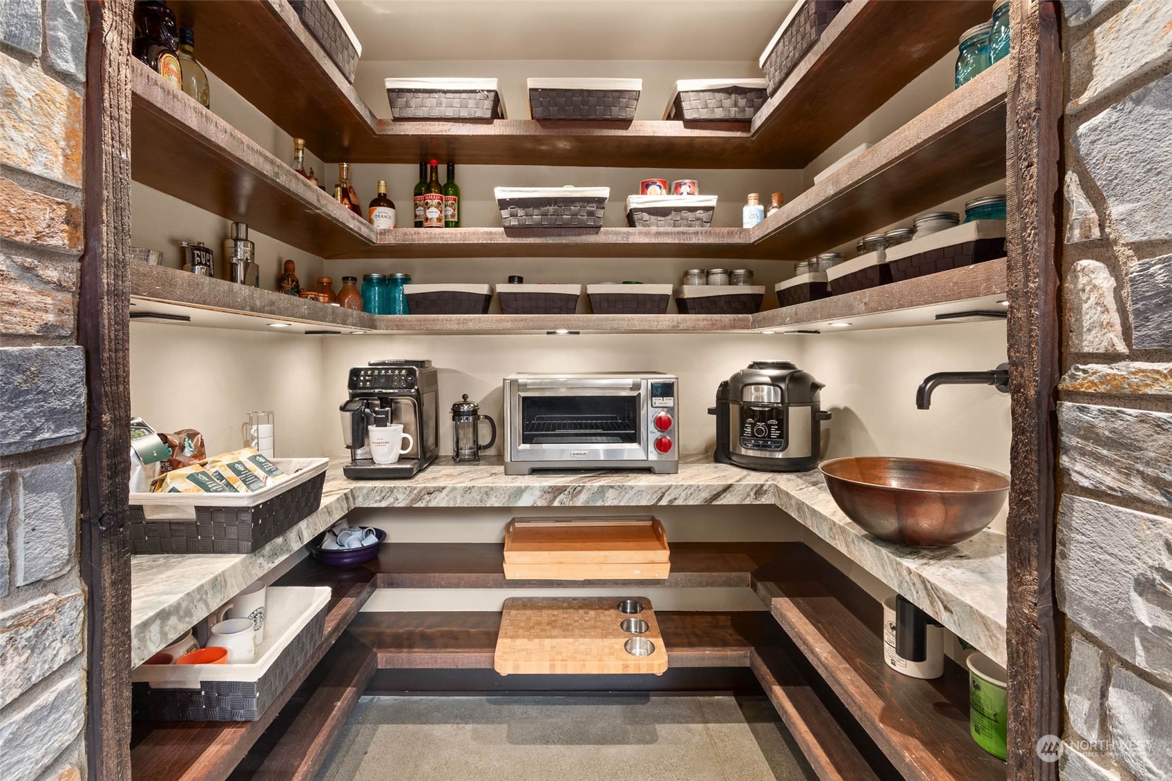 10618 Northeast 155th Place Bothell, WA 98011 - Photo 29 of 40 a kitchen with a stove and cabinets