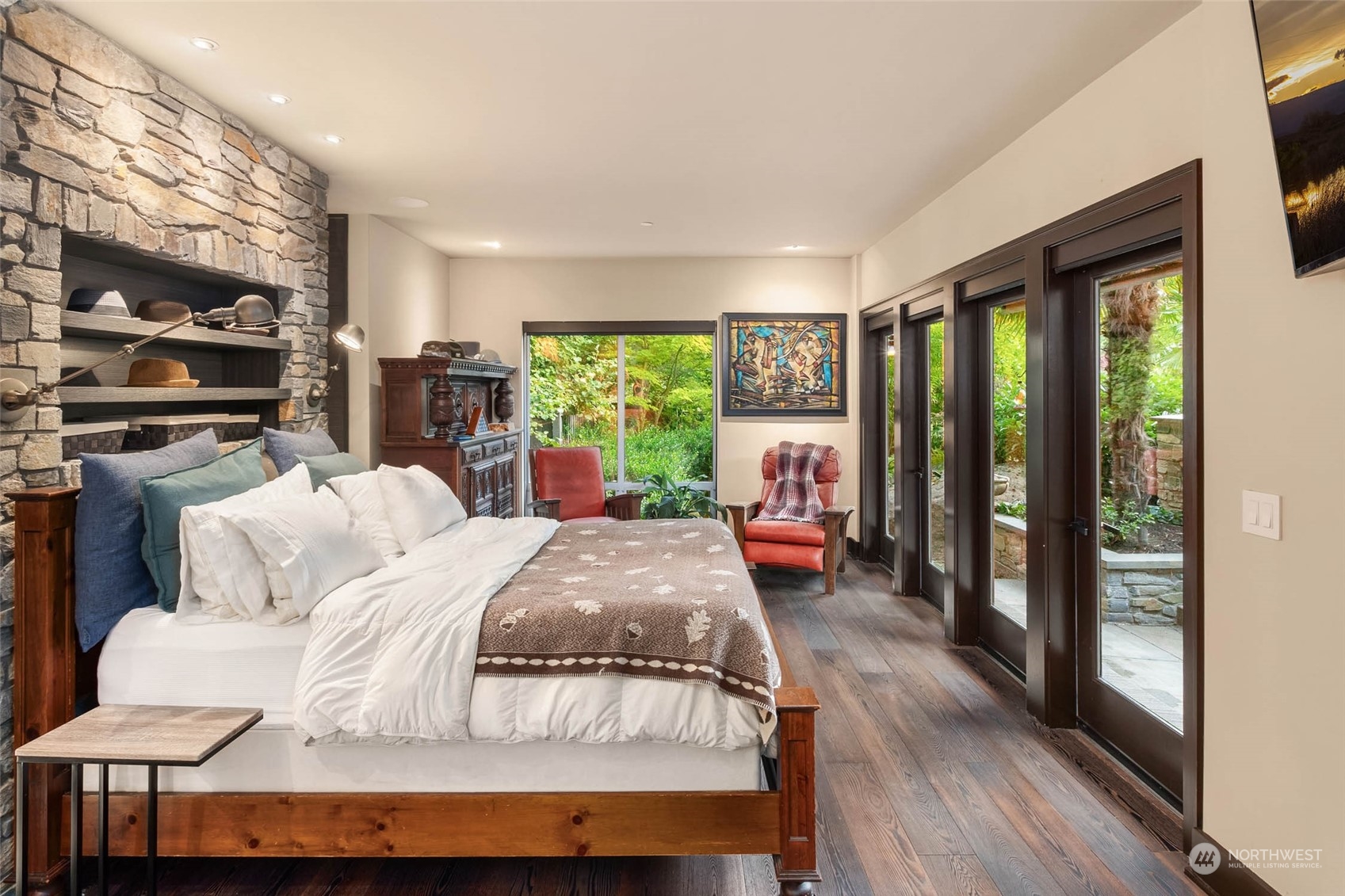 10618 Northeast 155th Place Bothell, WA 98011 - Photo 36 of 40 a bedroom with two beds and large window