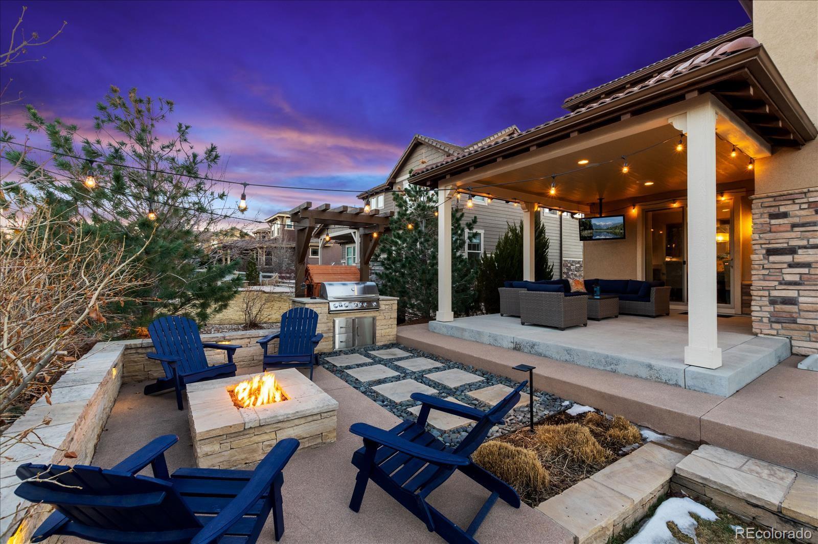 10654 Sundial Rim Road Highlands Ranch, CO 80126 - Photo 32 of 40 a outdoor space with furniture
