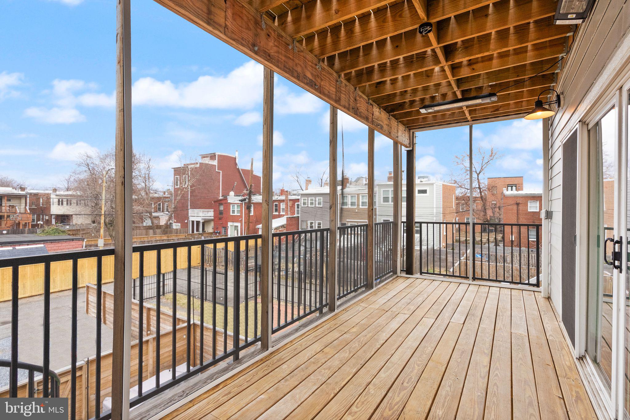 117 17th Street Southeast, Unit 2 Washington, DC 20003 - Photo 28 of 31 a view of a balcony with wooden floor