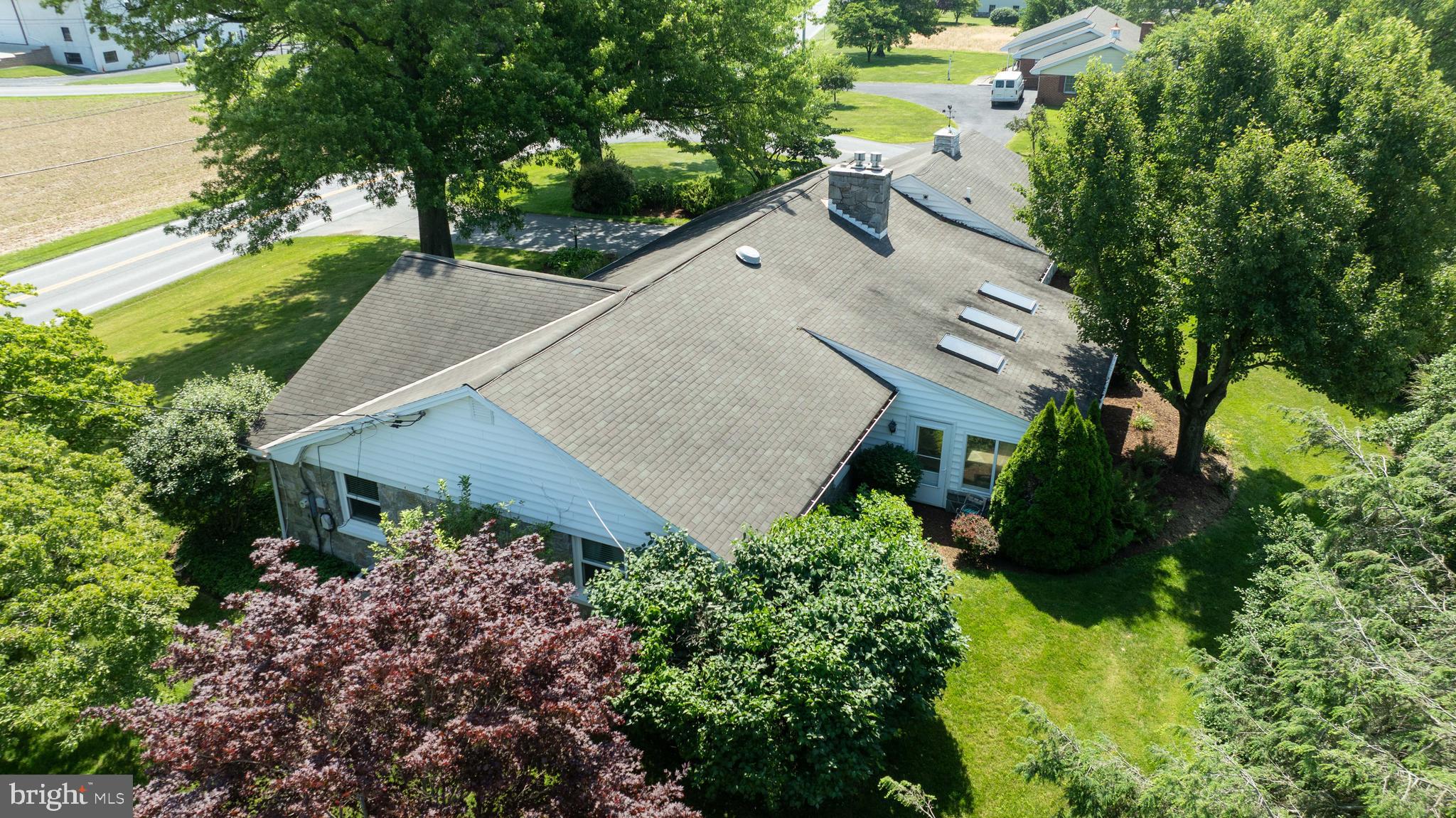502 West Newport Road Lititz, PA 17543 - Photo 3 of 61 an aerial view of a house with a yard and lake view