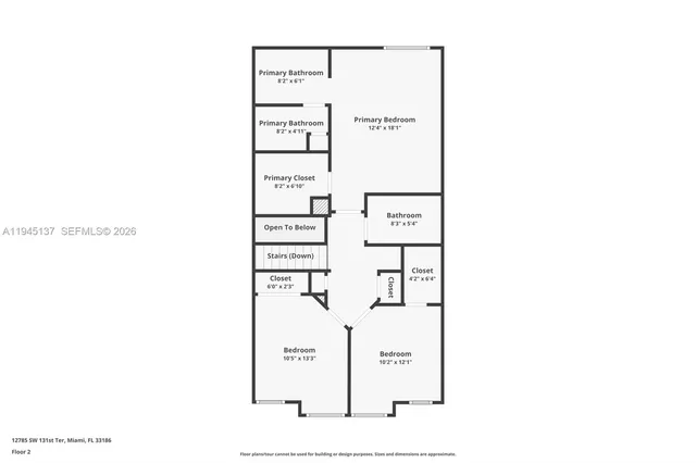 $575,000 | 12785 Southwest 131st Terrace, Miami, FL 33186