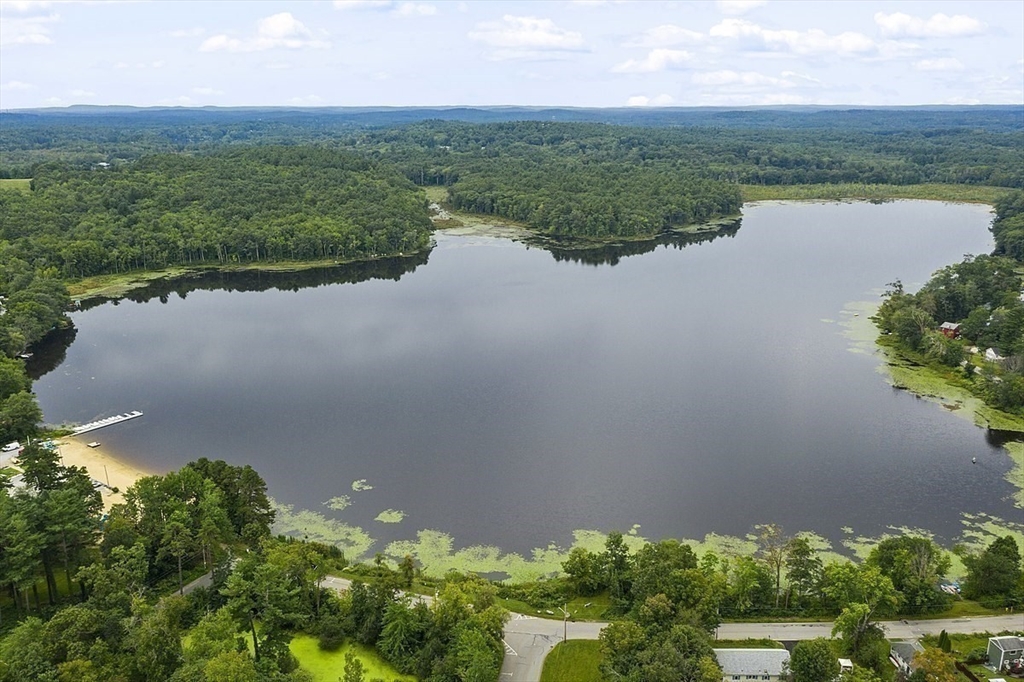 25 Laurel Road Littleton, MA 01460 - Photo 4 of 5 an aerial view of lake and residential houses with outdoor space