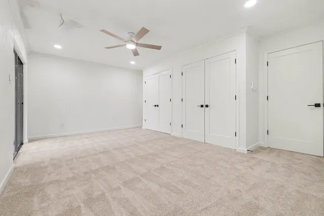 a view of an empty room