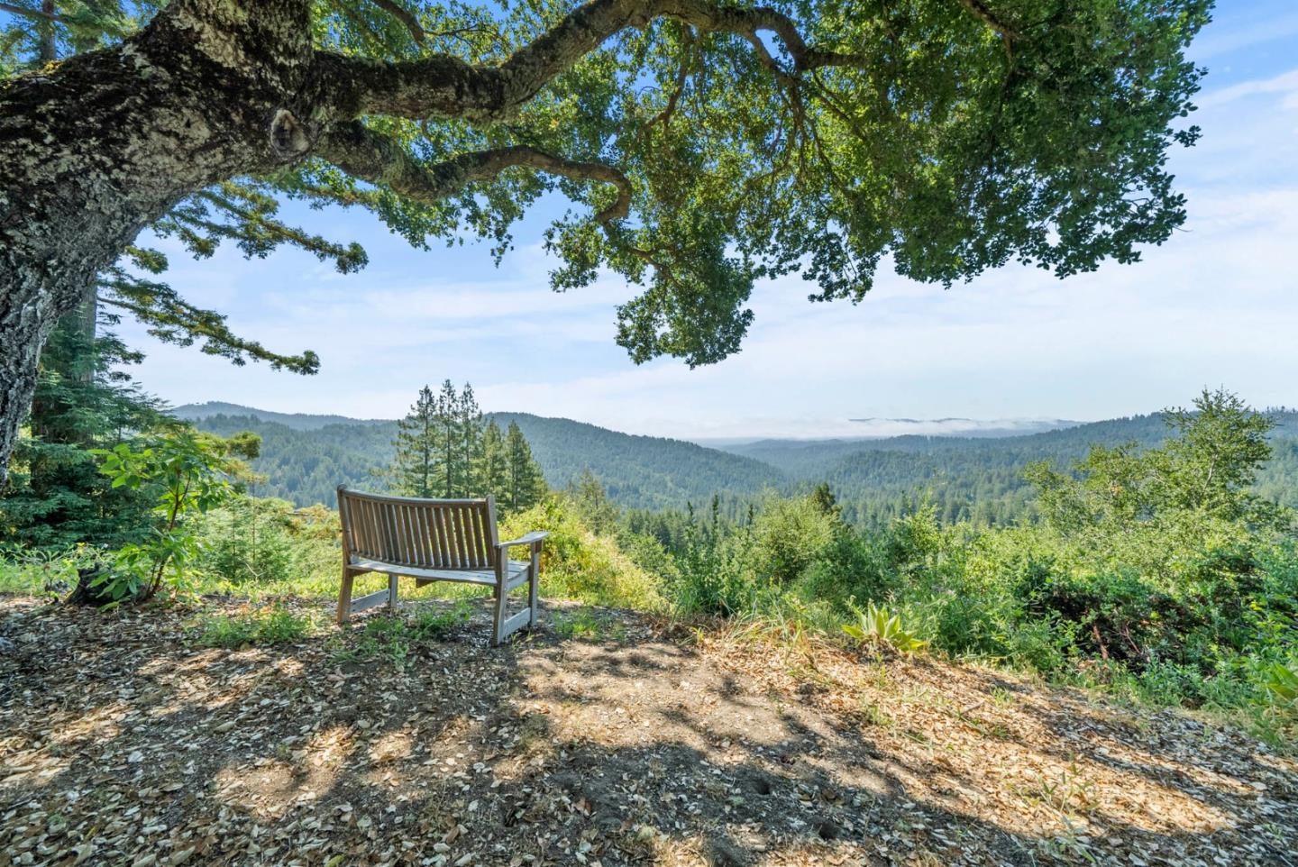 a view of a outdoor space with a lake view
