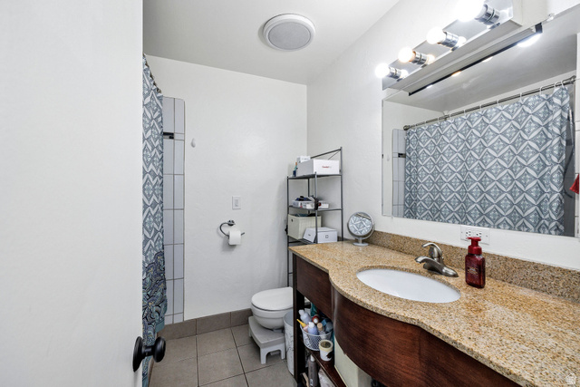 667 North 100 East Logan, UT 84321 - Photo 27 of 41 Full Bathroom with vanity, a shower with shower curtain