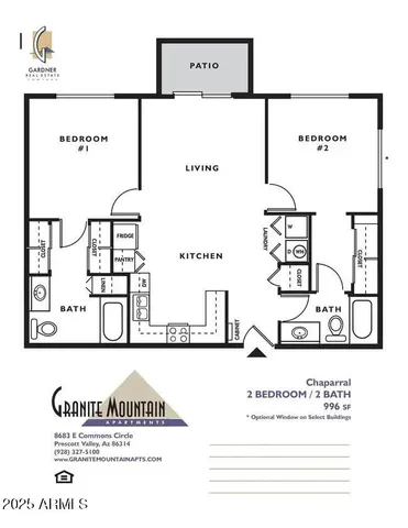 $1,750 | 8683 East Commons Circle, Unit 102, Prescott Valley, AZ 86314