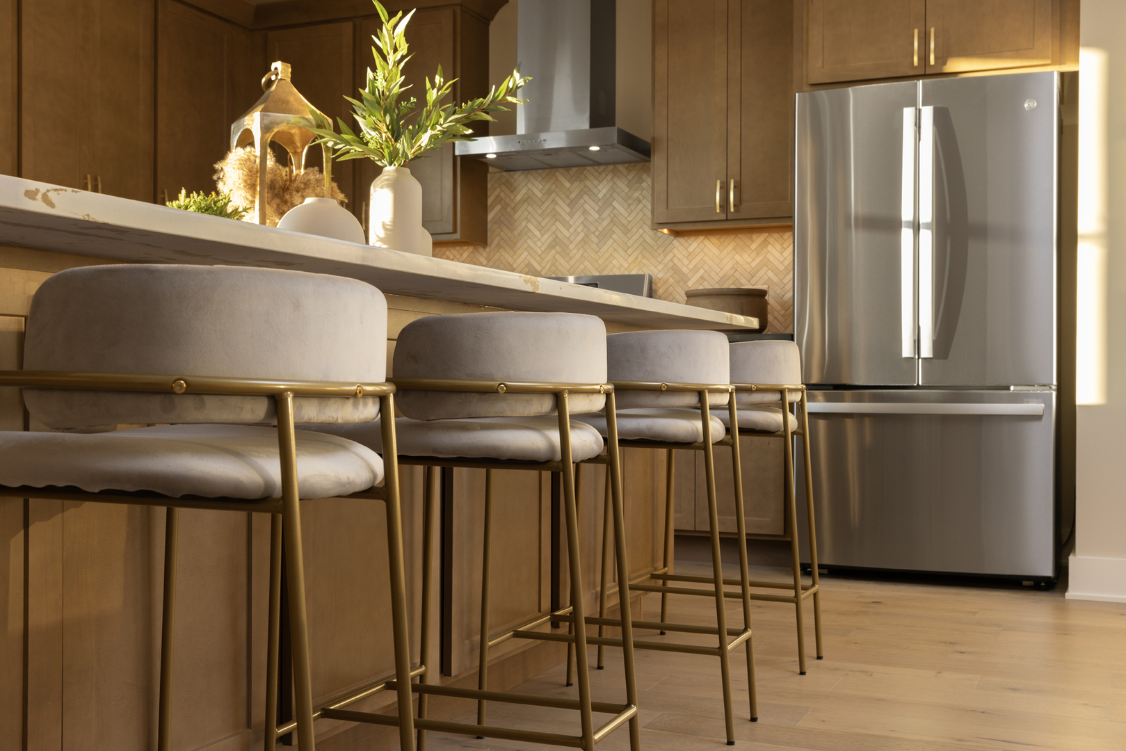 2767 Stone Circle Geneva, IL 60134 - Photo 6 of 12 a kitchen with stainless steel appliances granite countertop a refrigerator and cabinets