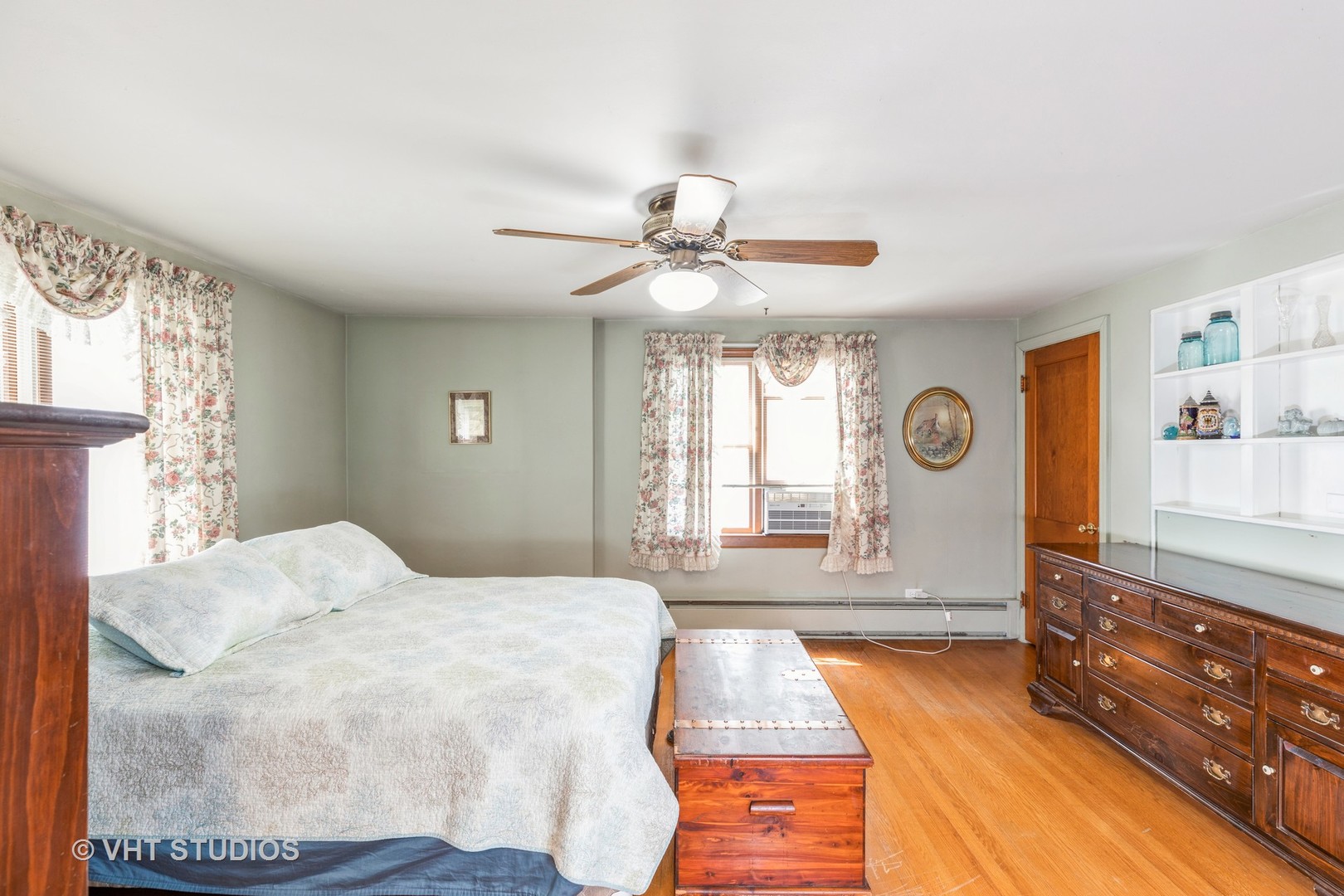 1345 Hickory Road Homewood, IL 60430 - Photo 15 of 28 a bedroom with a bed and window with lamp
