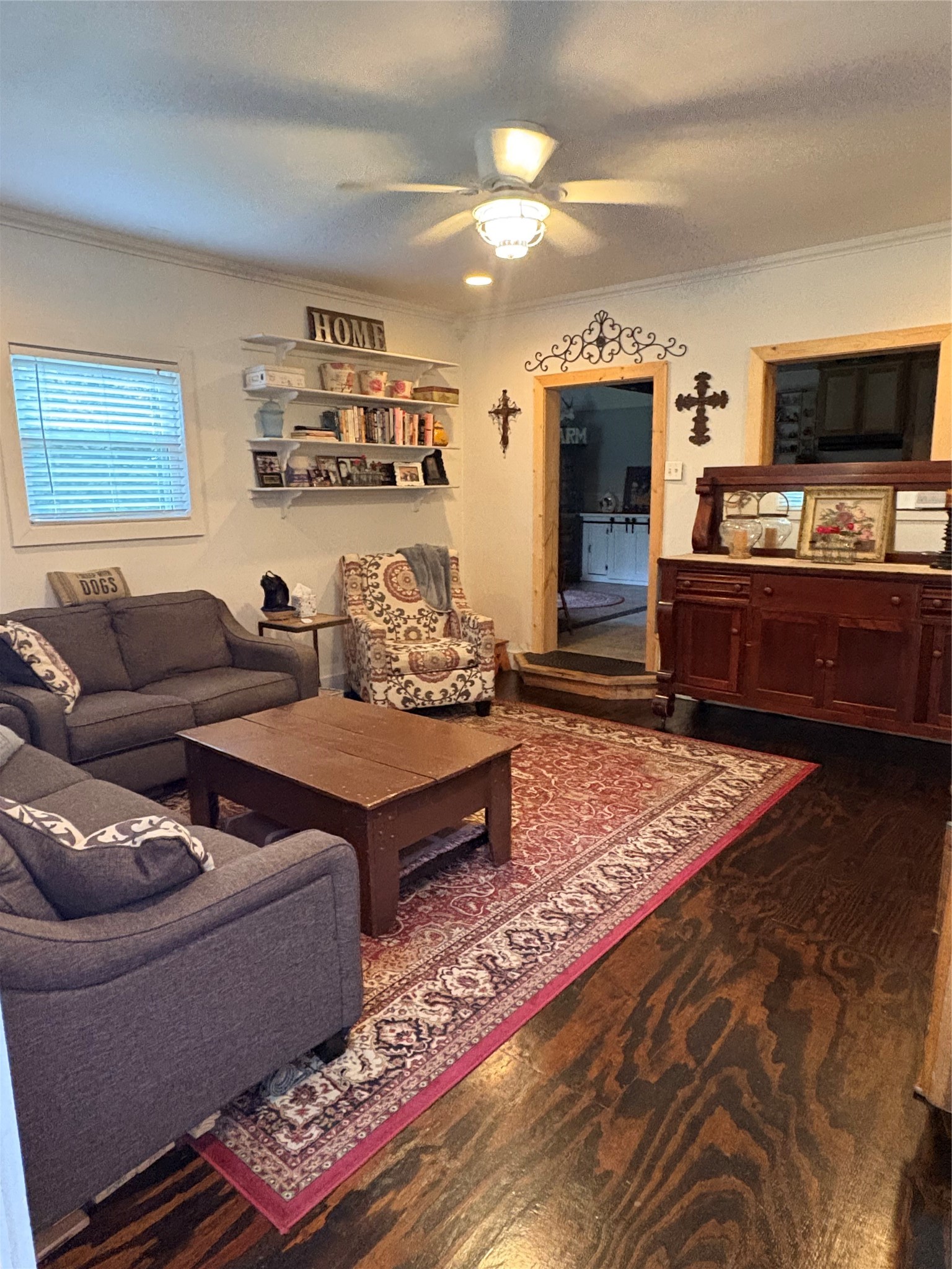 550 Dogwood Road Cleveland, TX 77328 - Photo 34 of 49 a living room with furniture and a flat screen tv