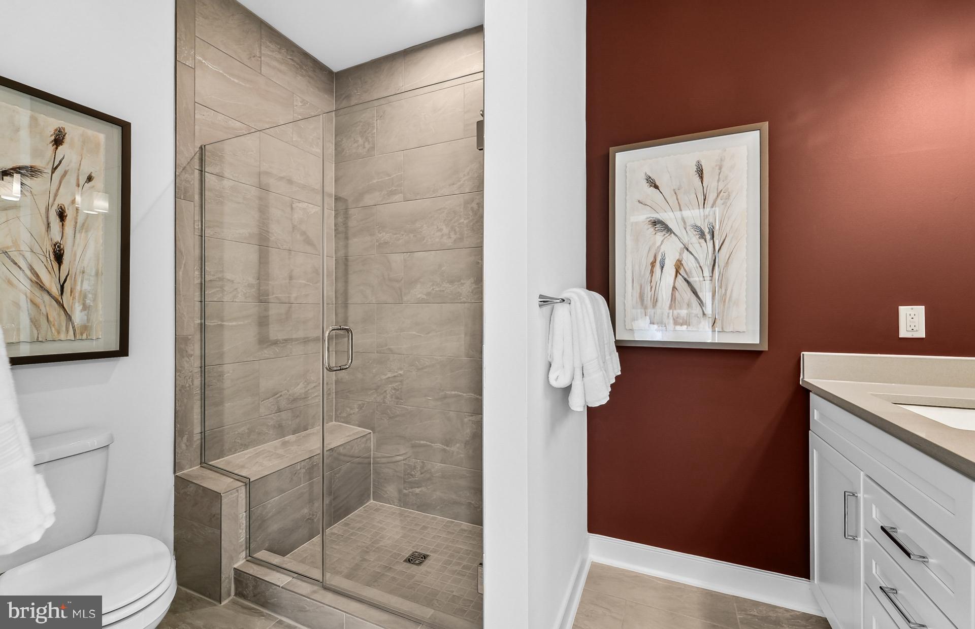 712 Shellbark Lane Laurel, MD 20724 - Photo 18 of 57 a bathroom with a shower and toilet
