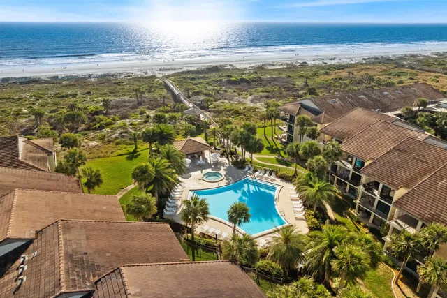 a view of city and ocean