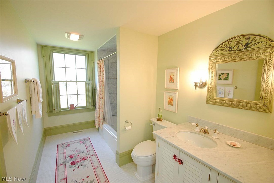 9923 Fairmount Road Newbury, OH 44065 - Photo 14 of 35 FIRST FLOOR FULL BATH WITH MARBLE TOPPED VANITY