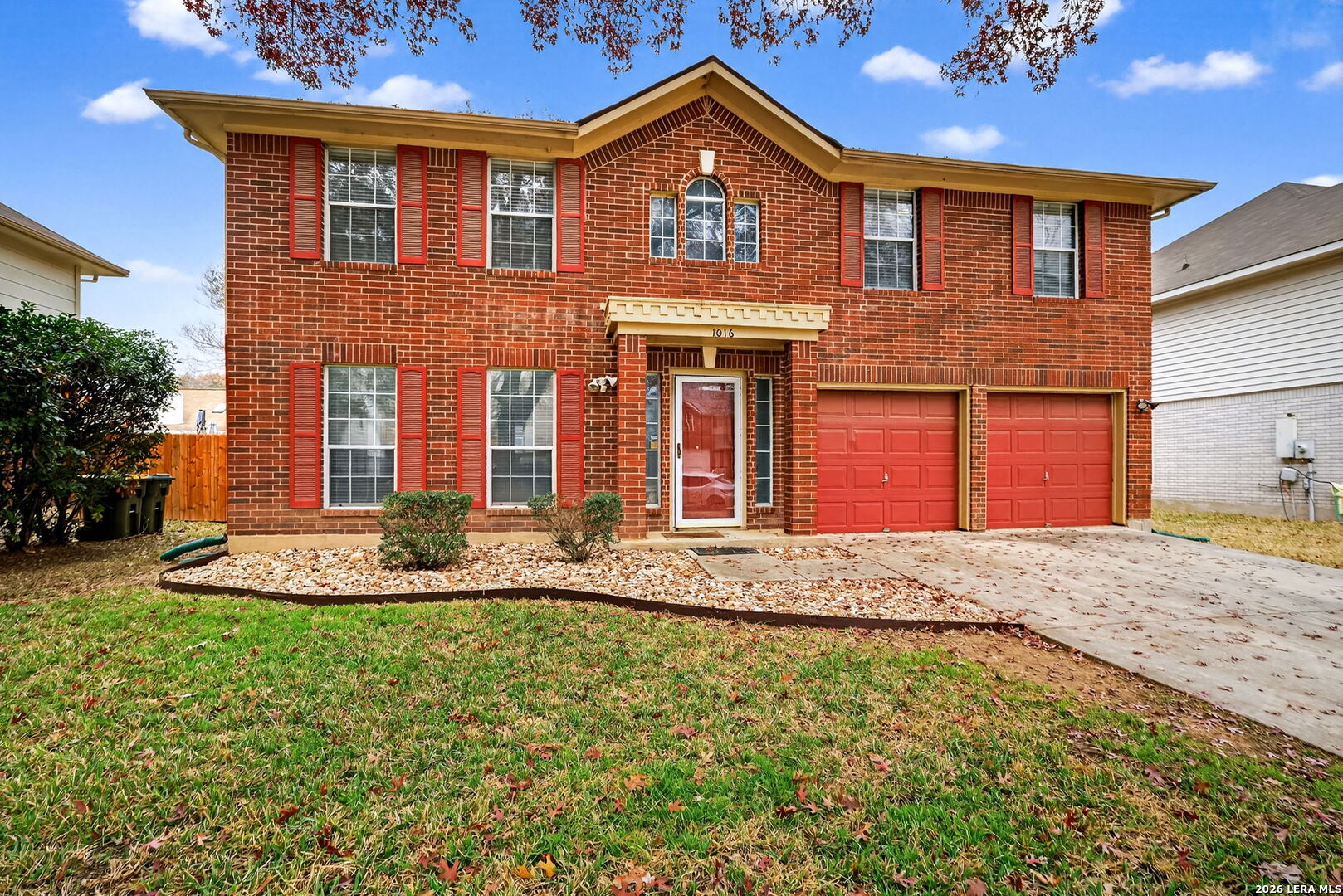 1016 Mourning Dove Schertz, TX 78154 - Photo 2 of 40 a front view of a house with a yard