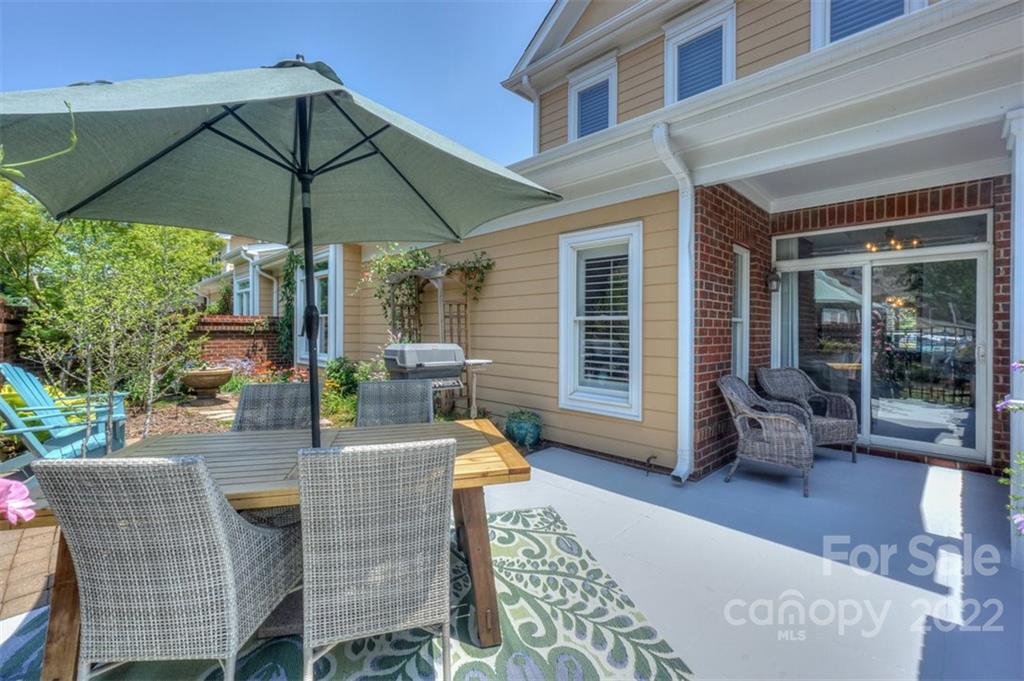 20025 North Cove Road Cornelius, NC 28031 - Photo 40 of 45 a view of outdoor dining space with a patio