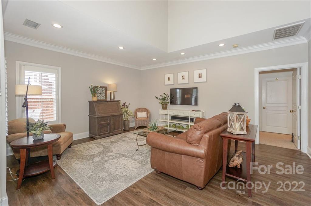 20025 North Cove Road Cornelius, NC 28031 - Photo 10 of 45 a living room with furniture and a wooden floor