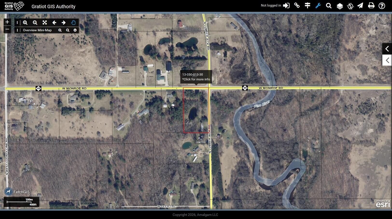 7901 North Lumberjack Road Riverdale, MI 48877 - Photo 38 of 40 AerialView2