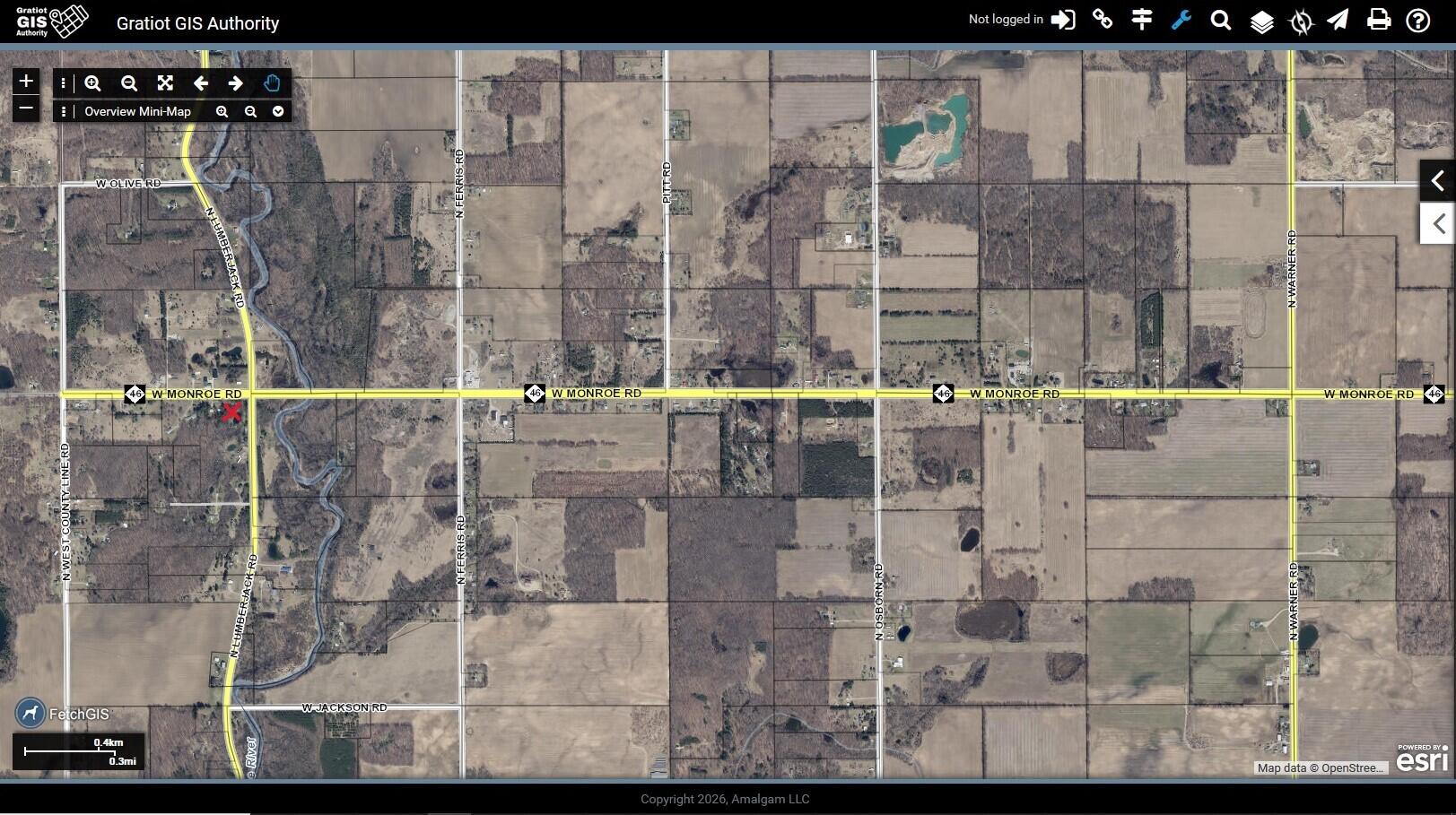 7901 North Lumberjack Road Riverdale, MI 48877 - Photo 39 of 40 AerialView3
