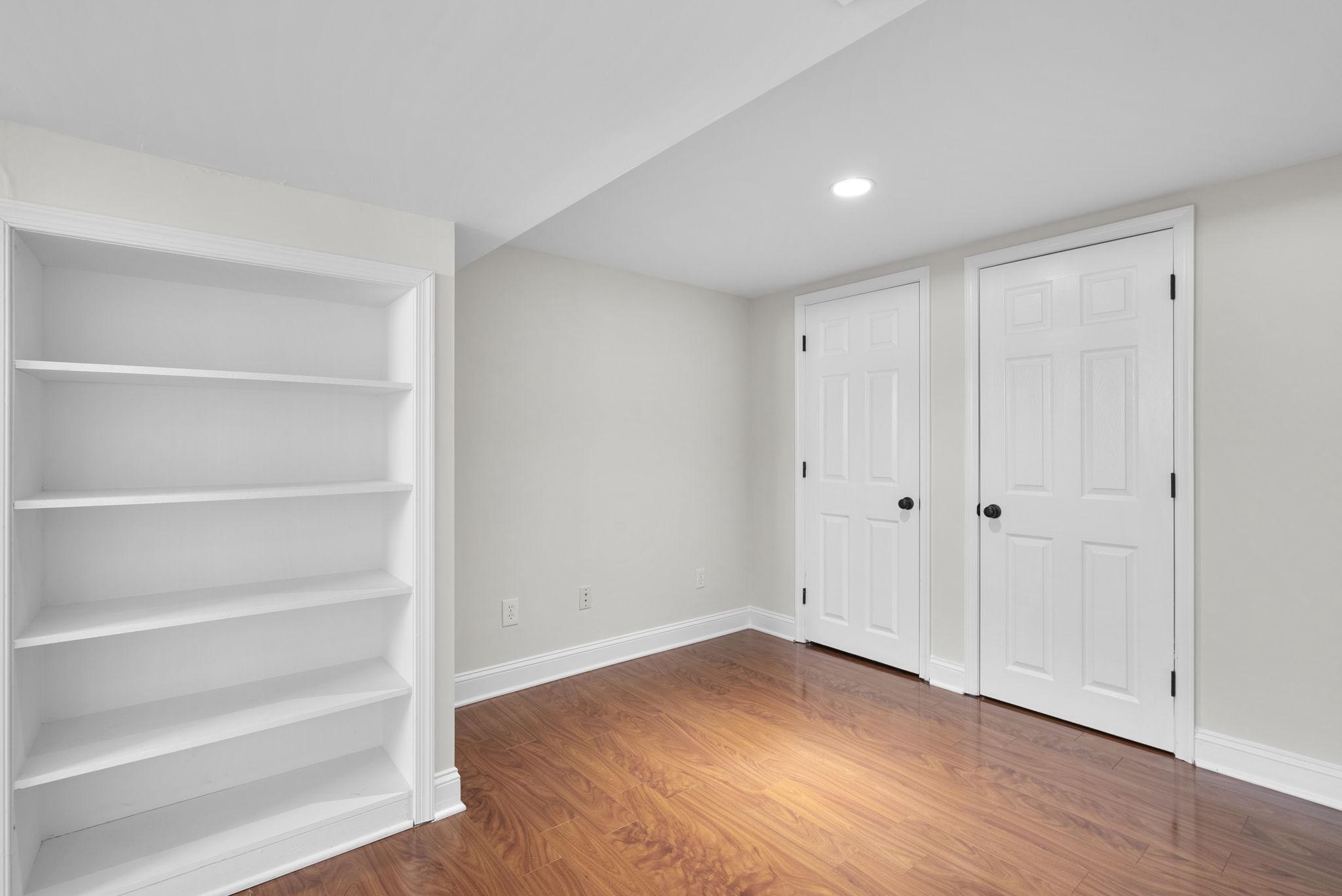 513 Park Road Rockville, MD 20850 - Photo 24 of 43 Convenient Basement Closet Storage