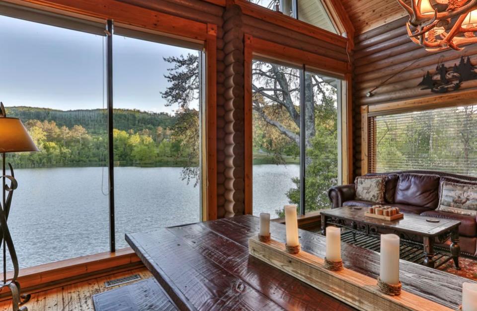 201 Mountainside Parkway Ellijay, GA 30536 - Photo 66 of 78 a living room with a large window