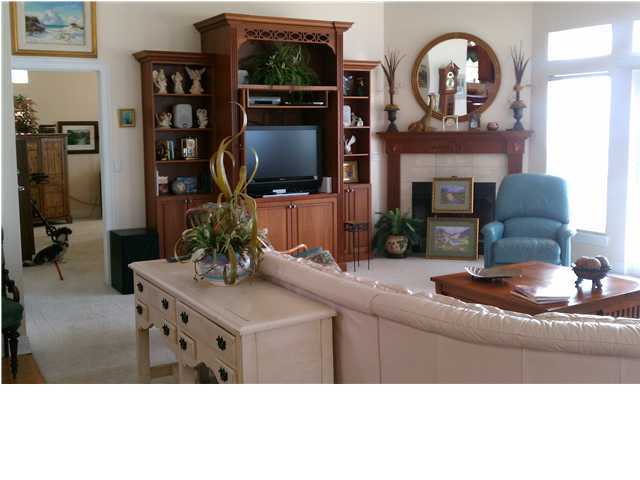 256 North Wall Street Inlet Beach, FL 32461 - Photo 5 of 32 a living room with fireplace furniture and a flat screen tv