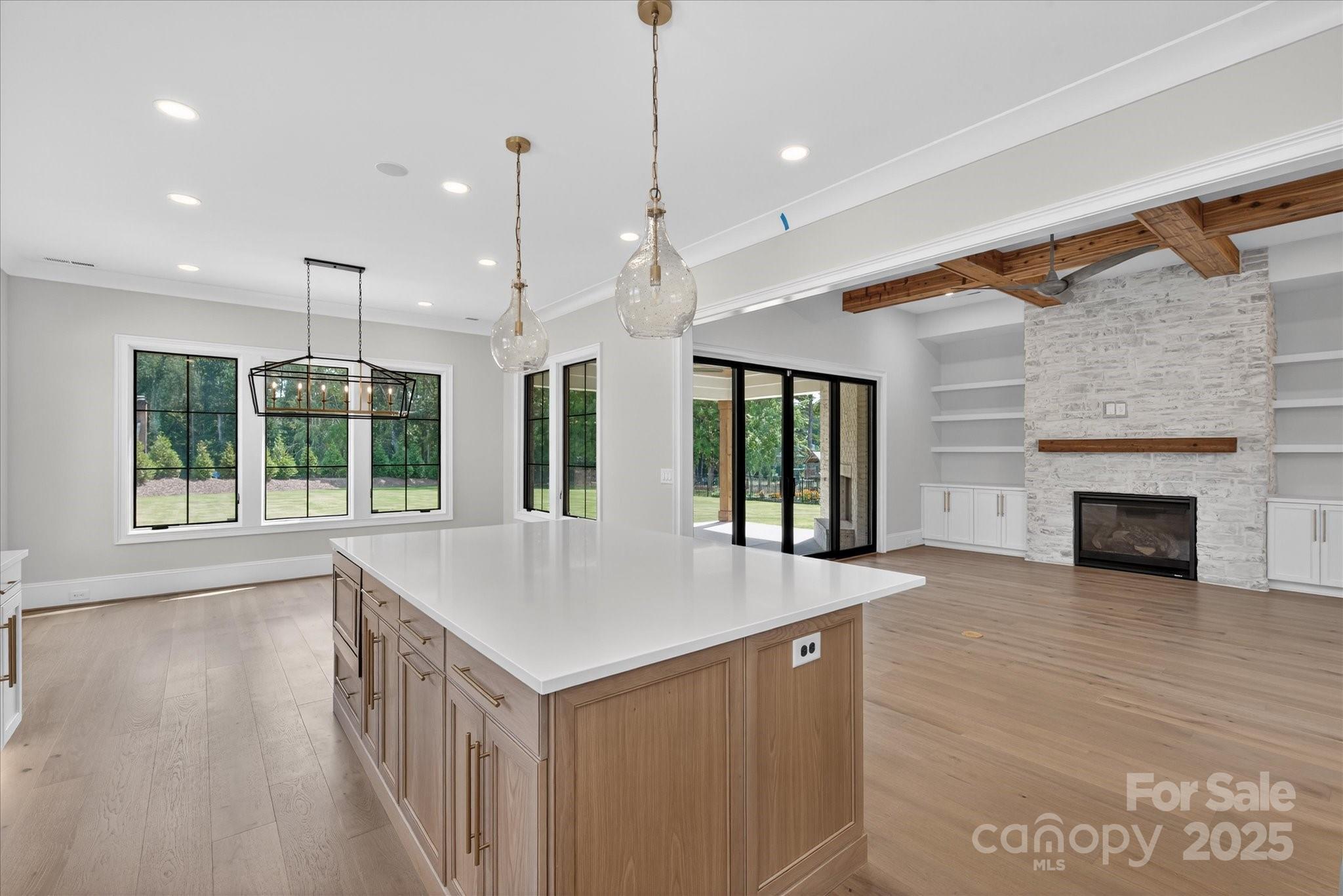 1405 Waxhaw-Marvin Road Waxhaw, NC 28173 - Photo 13 of 46 a view of an empty room with window and wooden floor