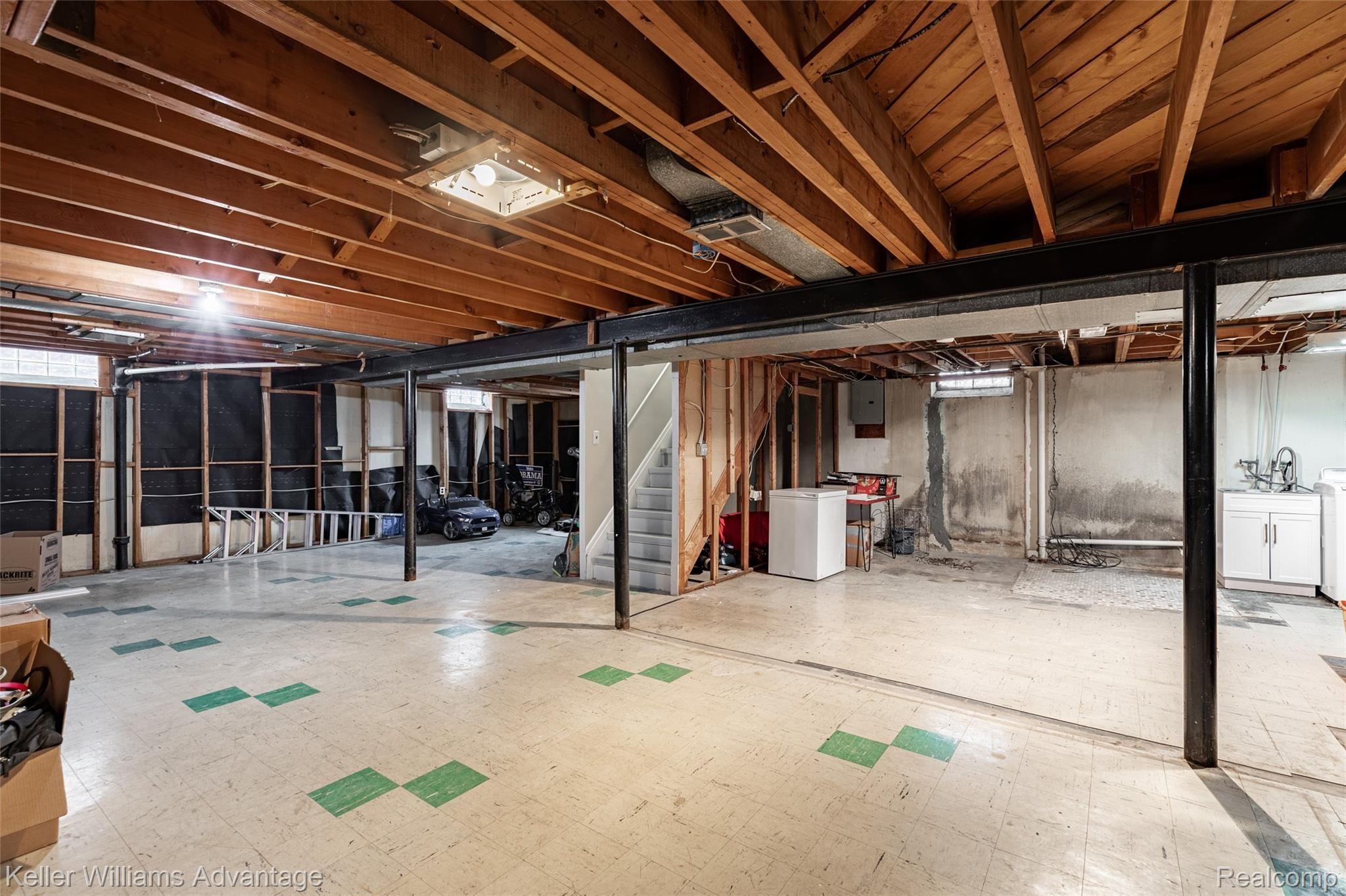 19085 Mott Avenue Eastpointe, MI 48021 - Photo 20 of 26 Basement est. 1420 sq ft with Repair (2021) with Lifetime Warranty