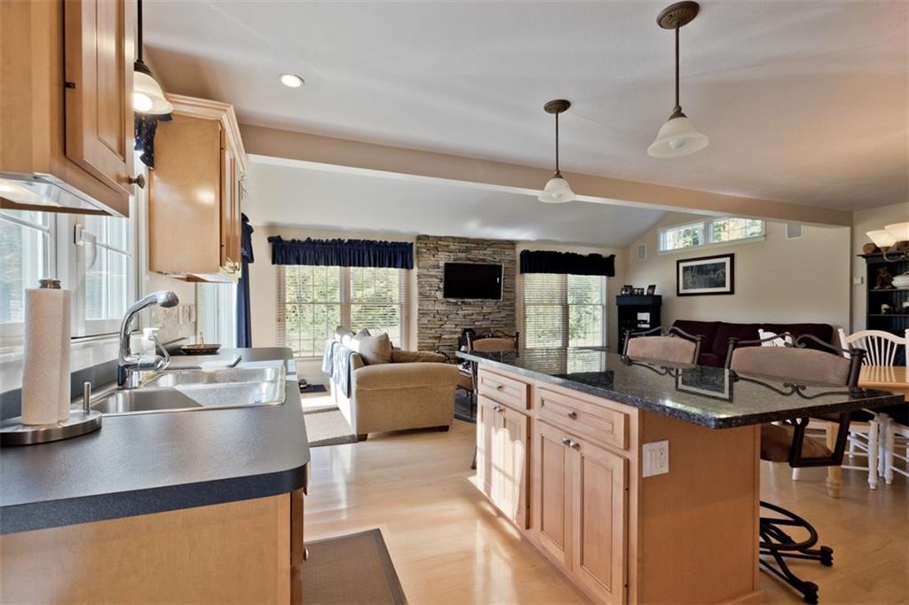 450 West Lovell Road Lovell, ME 04051 - Photo 5 of 35 Open kitchen, dining and living