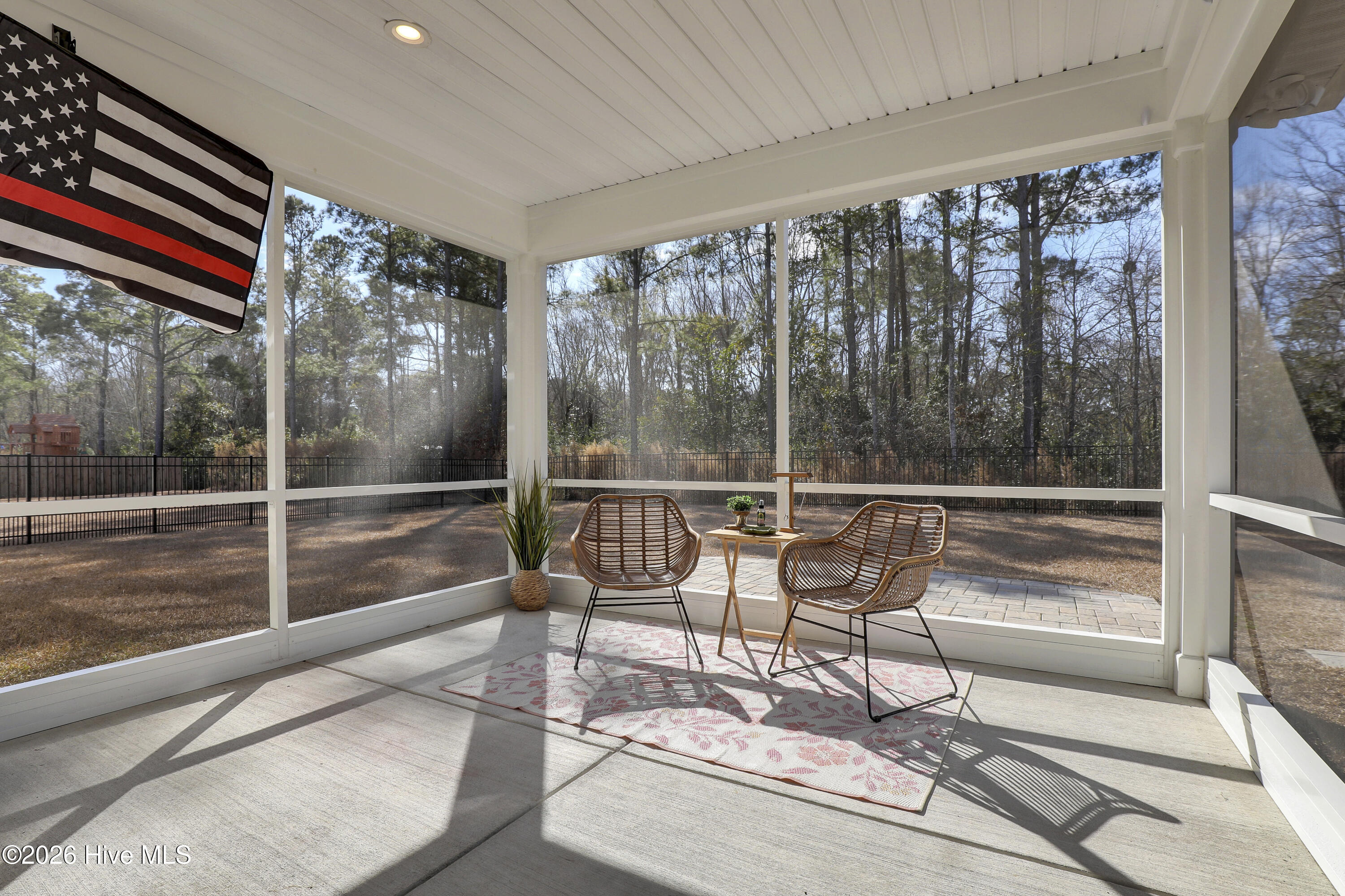 198 East Weatherbee Way Hampstead, NC 28443 - Photo 27 of 39 Screened Back Patio