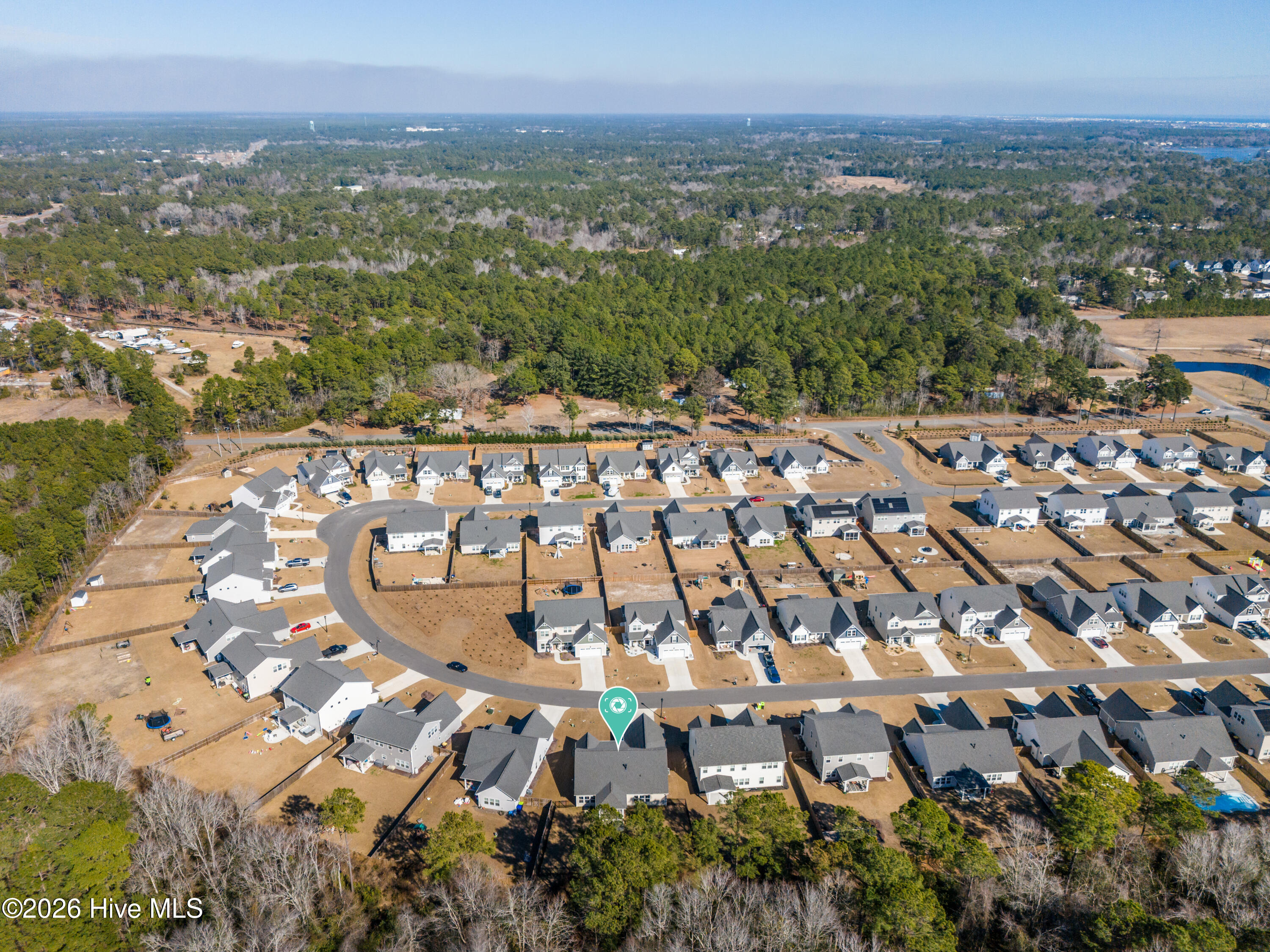 198 East Weatherbee Way Hampstead, NC 28443 - Photo 33 of 39 Aerial View