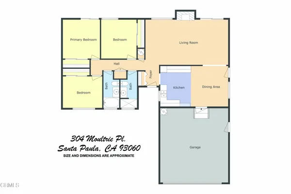 $695,000 | 304 Moultrie Place, Santa Paula, CA 93060