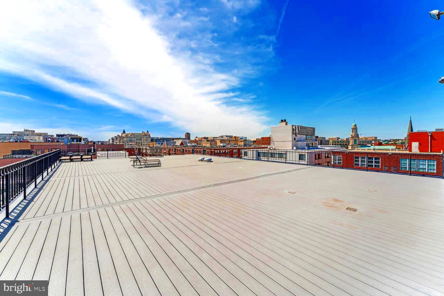1245 13th Street Northwest, Unit 313 Washington, DC 20005 - Photo 24 of 33 Capacious Roof Deck - recently renovated