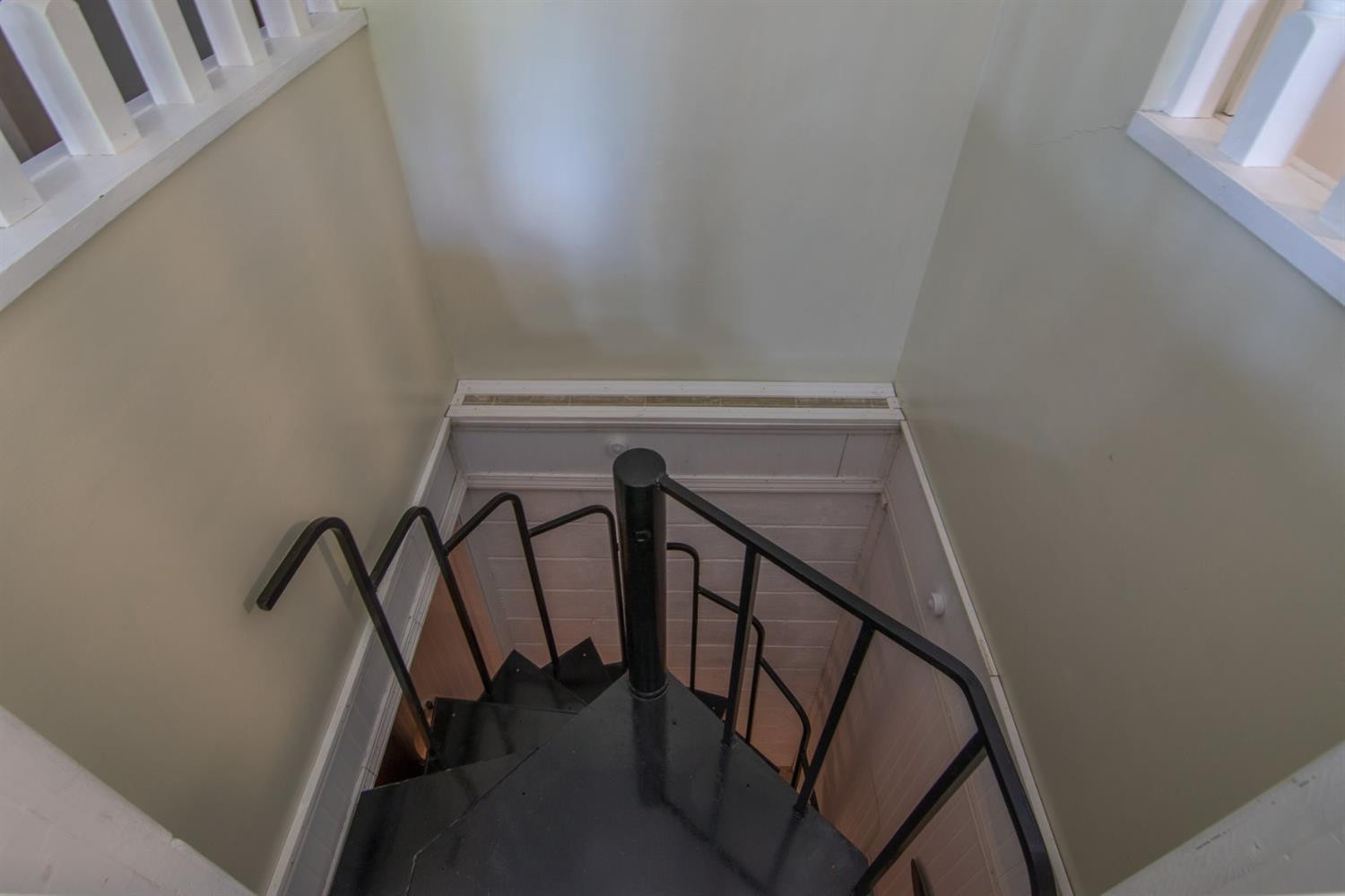 985 Bondville Road Salvisa, KY 40372 - Photo 22 of 28 Cool spiral staircase leading to finishe