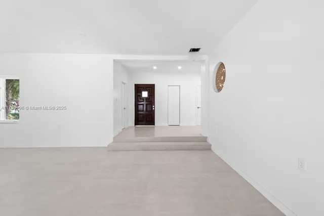 a view of an empty room