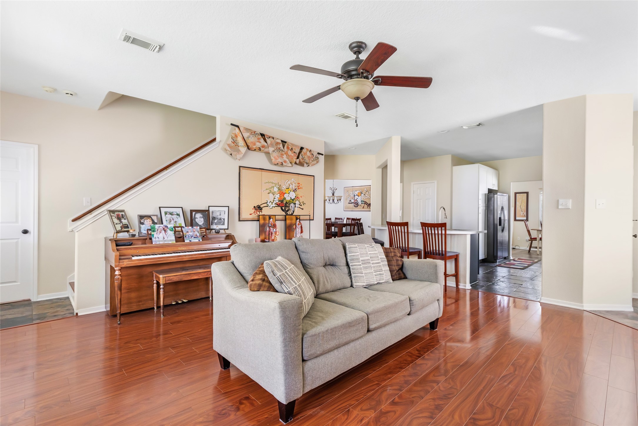 12122 Landsdown Ridge Way Humble, TX 77346 - Photo 34 of 34 a living room with furniture and kitchen view
