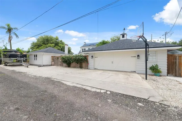 a house view with a outdoor space